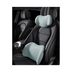 Memory Cotton Car Neck Headrest Pillow Car Accessories Cushion Auto Seat - 1 set light green