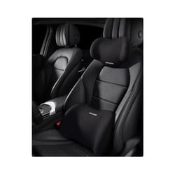 Memory Cotton Car Neck Headrest Pillow Car Accessories Cushion Auto Seat - 1 set black