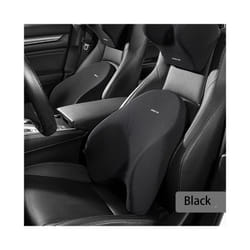 Car Seat Headrest Pillow Neck Lumbar Support Pillow for Car Support for - 1PC Black Waist