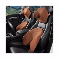 Car Seat Headrest Pillow Neck Lumbar Support Pillow for Car Support for - 1PC Black Waist