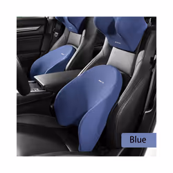Car Seat Headrest Pillow Neck Lumbar Support Pillow for Car Support for - 1PC Blue Waist