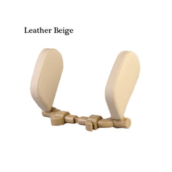 Car Seat Headrest Neck Pillow Travel Cushion For Sleep Car Pillow Neck - Leather Beige