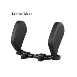 Car Seat Headrest Neck Pillow Travel Cushion For Sleep Car Pillow Neck - Leather Black