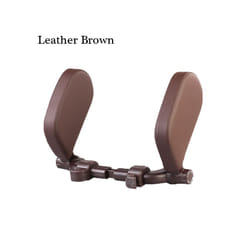 Car Seat Headrest Neck Pillow Travel Cushion For Sleep Car Pillow Neck - Leather Coffee