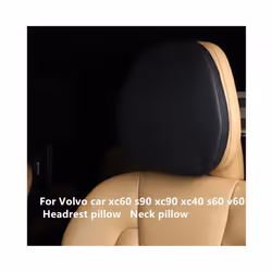 1Pc Dedicated For Volvo car xc60 s90 xc90 xc40 s60 v60 For Volvo car - Brownish Headrest