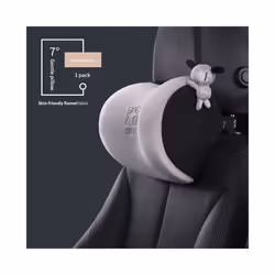 Universal Facecloth Car Seat Neck Headrest Car Seat Lumbar Pillow Memory - Headrest E