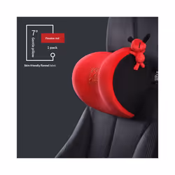 Universal Facecloth Car Seat Neck Headrest Car Seat Lumbar Pillow Memory - Headrest A