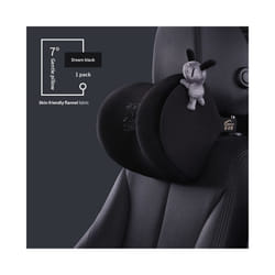 Universal Facecloth Car Seat Neck Headrest Car Seat Lumbar Pillow Memory - Headrest D