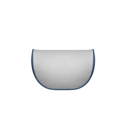 For BMW Audi Toyota JEEP Kia Honda Car Headrest  leather Car Neck Pillow - White Blue