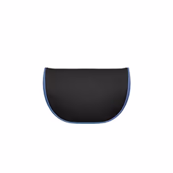 For BMW Audi Toyota JEEP Kia Honda Car Headrest  leather Car Neck Pillow - Black Blue