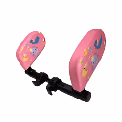Car Seat Headrest Pillow Neck Support Pillow For Car Sleep Side Head Support - Cloth Pink