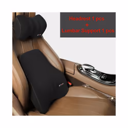 Car Driver Pillow Space Memory Foam Car Lumbar Support Back Cushion Car - set 1