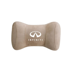 Car Interior Headrest Pillow Neck Protection for Infiniti Logo Q50 FX35 - Beige