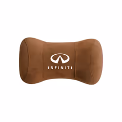 Car Interior Headrest Pillow Neck Protection for Infiniti Logo Q50 FX35 - Brown