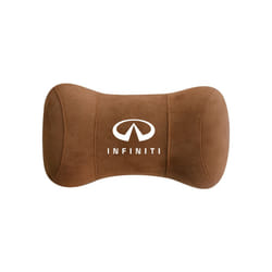 Car Interior Headrest Pillow Neck Protection for Infiniti Logo Q50 FX35 - Brown