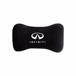 Car Interior Headrest Pillow Neck Protection for Infiniti Logo Q50 FX35 - Black