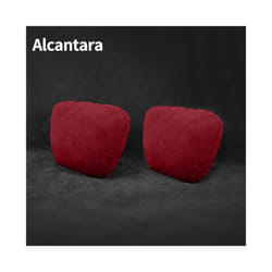 for Mercedes-Benz Maybach car Alcantara headrest car neck pillow pillow - 2 big red