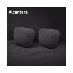 for Mercedes-Benz Maybach car Alcantara headrest car neck pillow pillow - 2 black