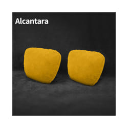 for Mercedes-Benz Maybach car Alcantara headrest car neck pillow pillow - 2 yellow