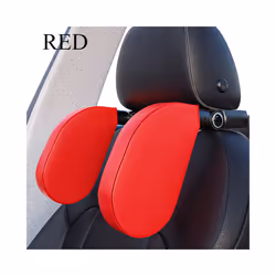 Car Seat Headrest Pillow Adjustable Head Neck Support Detachable Head - Brown