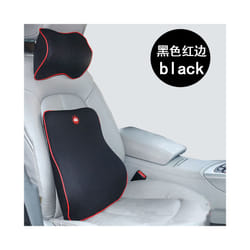 Car Accessories Travel Pillow Headrest Interior Cute Supplies Accessory - set of black