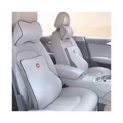 Car Accessories Travel Pillow Headrest Interior Cute Supplies Accessory - set of black