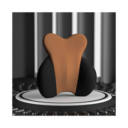 Car Headrest Neck Support Seat Soft Universal Adjustable Men Memory Foam - brown-Lumbar