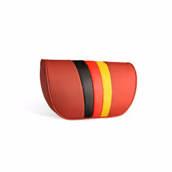 High-Quality  Leather Car Headrest Neck Pillow For BMW E60 E30 F30 F10 - Red