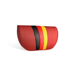 High-Quality  Leather Car Headrest Neck Pillow For BMW E60 E30 F30 F10 - Red