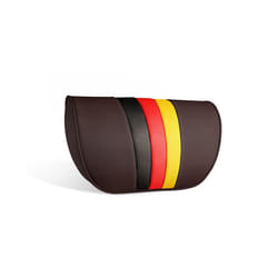 High-Quality  Leather Car Headrest Neck Pillow For BMW E60 E30 F30 F10 - Coffee