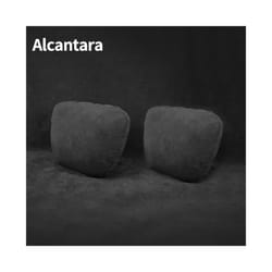 for Mercedes-Benz Maybach car Alcantara headrest car neck pillow pillow - 2 black