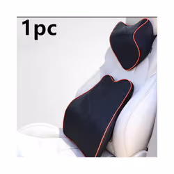 Memory Foam Car Seat Support Waist Cushion Automobile Slow Rebound Headrest - 1pc set
