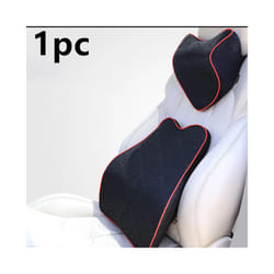 Memory Foam Car Seat Support Waist Cushion Automobile Slow Rebound Headrest - 1pc set