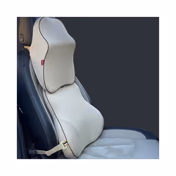 Knit Car Neck Pillow Seat Headrest Support Memory Foam Pillow Auto Headrest - 1 Set D