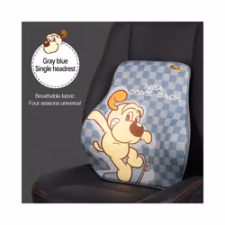Universal Car Seat Headrest Memory Foam Car Neck Pillow Seat Lumbar Pillow - Lumbar support E
