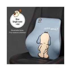 Universal Car Seat Headrest Memory Foam Car Neck Pillow Seat Lumbar Pillow - Lumbar support G