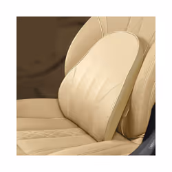 For Tesla Model 3 Y S X Neck Pillow Adjustable strap Neck Headrest Washable - Beige Backrest