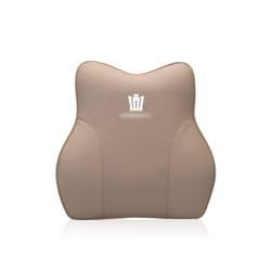 Car Neck Pillow Memory Foam Lumbar Support Waist Pillow Seat Headrest - Waist-Beige