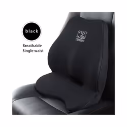 Quality Car Headrest Neck Support Seat Breathable Guard Lumbar Pillow - lumbar pillow-bk