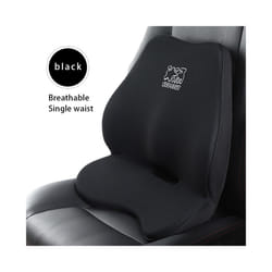 Quality Car Headrest Neck Support Seat Breathable Guard Lumbar Pillow - lumbar pillow-bk