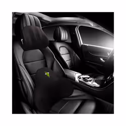 For Tesla Model 3 Y S X Car Seat Headrest Cushion Neck Pillow Backrest - Black Set