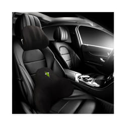 For Tesla Model 3 Y S X Car Seat Headrest Cushion Neck Pillow Backrest - Black Set