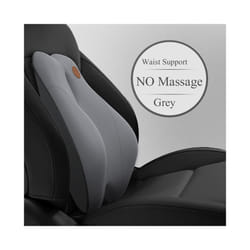 Electric Massage Lumbar Support Car Waist Seat Back Cushion Car Pillow - NO Massage Waist GY