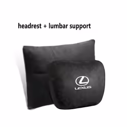 Top Quality Car Headrest Neck Support Seat Soft Neck Pillow for Lexus - Black combination