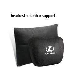 Top Quality Car Headrest Neck Support Seat Soft Neck Pillow for Lexus - Black combination