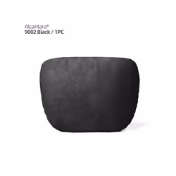 Alcantara Soft Car Headrest Neck Pillow Cushion Auto Accessories Universal - Alcantara Black 1pc