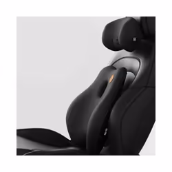 Car Neck Massage Pillow Lumbar Support Cushion Auto Seat Travel Relax - black suit