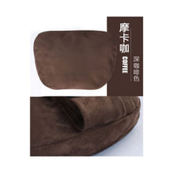 2Pcs Car Headrest Neck Pillow Neck Support Pillow Cushion for Mercedes - Coffee