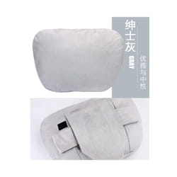 2Pcs Car Headrest Neck Pillow Neck Support Pillow Cushion for Mercedes - Gray