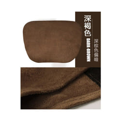 2Pcs Car Headrest Neck Pillow Neck Support Pillow Cushion for Mercedes - Dark Brown
